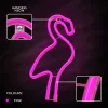 Neon LED Fény Flamingo Rózsaszín Denevér + USB FLNE18 Forever Light - 2. kép