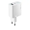 Forever TC-06-65AC GaN PD QC töltő 1x USB-C 1x USB 65W fehér - 1. kép