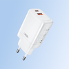 XO hálózati töltő CE16 PD 45W 1x USB-C 1x USB fehér - 1. kép