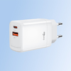 XO hálózati töltő CE16 PD 45W 1x USB-C 1x USB fehér - 2. kép