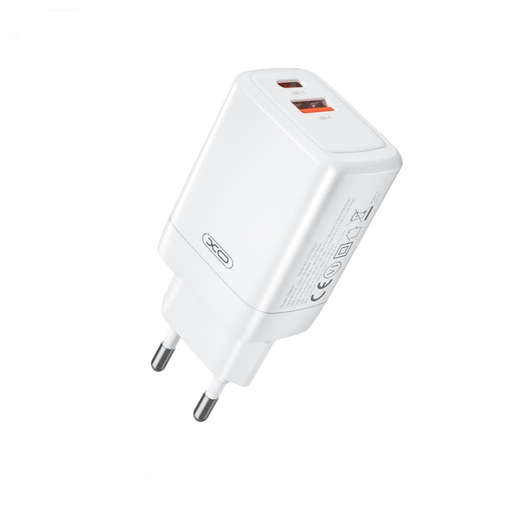 XO hálózati töltő CE16 PD 45W 1x USB-C 1x USB fehér