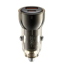 XO autós töltő CC60 60W 1x USB 1x USB-C fekete