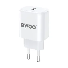 BWOO 20W ABS+PC hálózati töltő BO-CDA105 USB-C