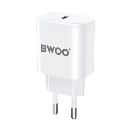 BWOO 20W ABS+PC hálózati töltő BO-CDA105 USB-C