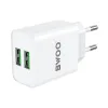 BWOO 5V 2,4A hálózati töltő adapter BO-CDA123 2 x USB-A - 0. kép BWOO 5V 2,4A hálózati töltő adapter BO-CDA123 2 x USB-A - 0. kép