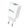 BWOO 5V 2,4A hálózati töltő adapter BO-CDA123 2 x USB-A - 1. kép BWOO 5V 2,4A hálózati töltő adapter BO-CDA123 2 x USB-A - 1. kép