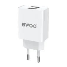 BWOO 5V 2,4A hálózati töltő adapter BO-CDA123 2 x USB-A