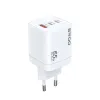 BWOO Gyors 65W GaN UTAZÓ TÖLTŐ CDA147 2 x USB-C, 1 x USB-A - 0. kép