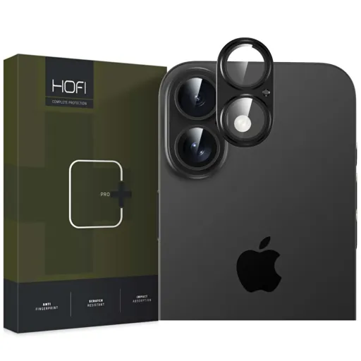 Hofi Fullcam Pro+ Kameravédő Iphone 16 / 16 Plus Fekete üvegfólia