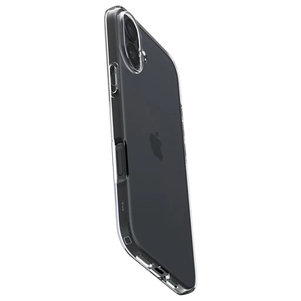  iPhone 16 átlátszó Spigen Liquid Crystal tok - 7