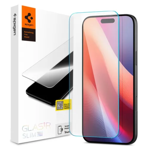 Edzett üveg Spigen Glas.TR Slim iPhone 16 Pro Max átlátszó üvegfólia