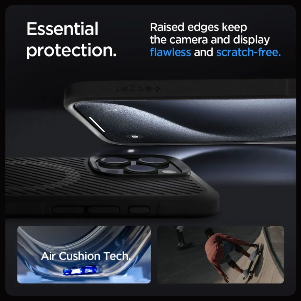  Iphone 16 Pro Matt Fekete Spigen Core Armor Mag Magsafe Tok - 10