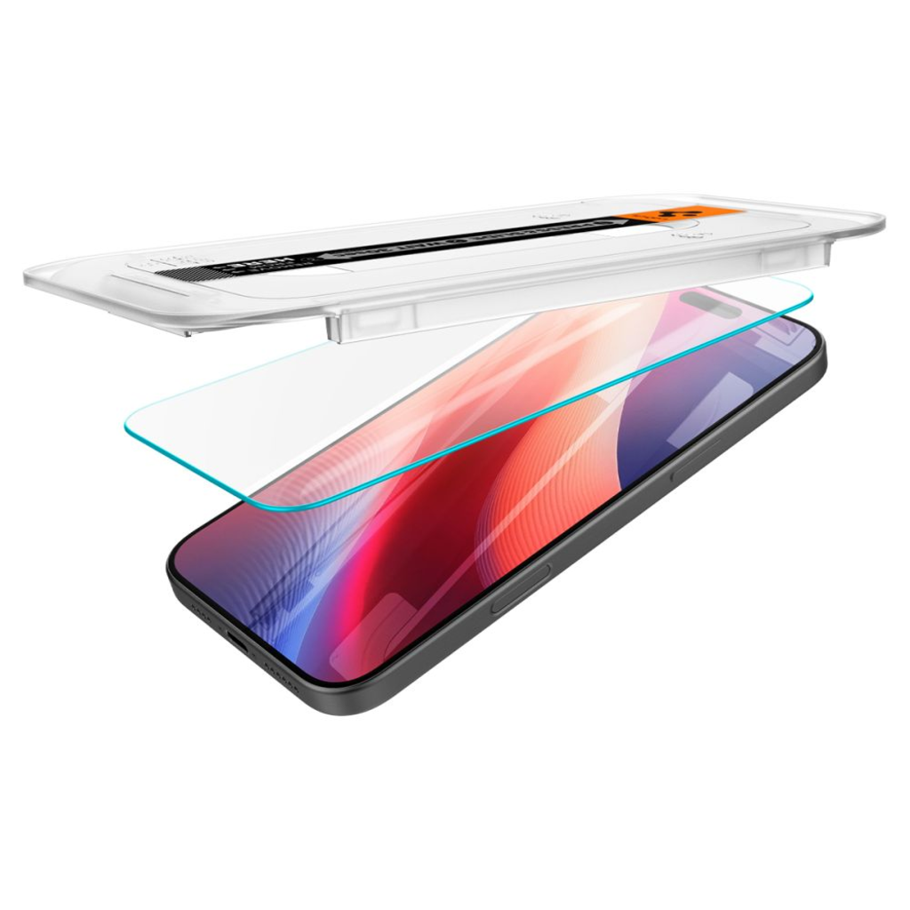 Edzett üveg SPIGEN GLAS.TR ”EZ FIT” 2-Pack iPhone 16 Pro / 17 / 17 Pro  üvegfólia - 7