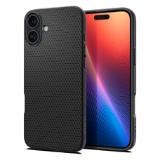 Spigen Liquid Air Iphone 16 Matt Fekete Tok