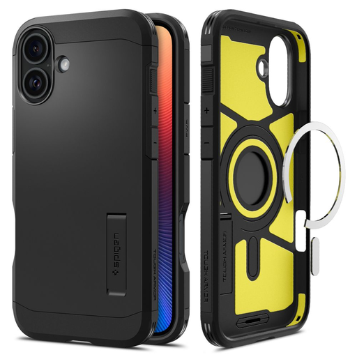 Spigen Tough Armor Mag Magsafe Iphone 16 Fekete Tok Spigen Tough Armor Mag Magsafe Iphone 16 Fekete Tok