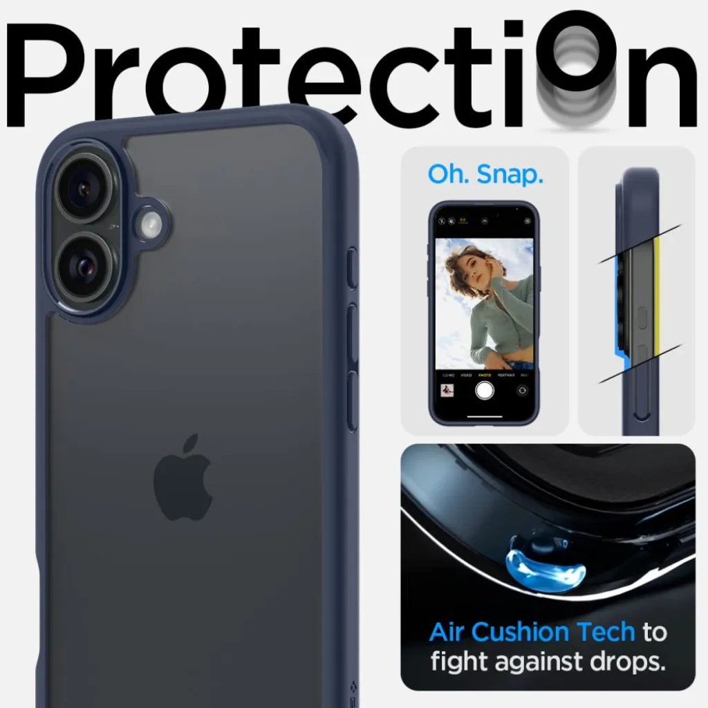  Iphone 16 Navy Blue Spigen Ultra Hybrid Tok - 9