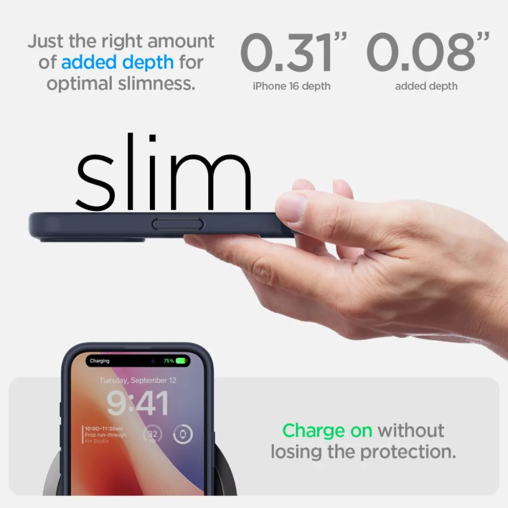  Iphone 16 Navy Blue Spigen Ultra Hybrid Tok - 10