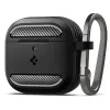  Apple Airpods 4 Fekete Spigen Rugged Armor Tok thumbnail