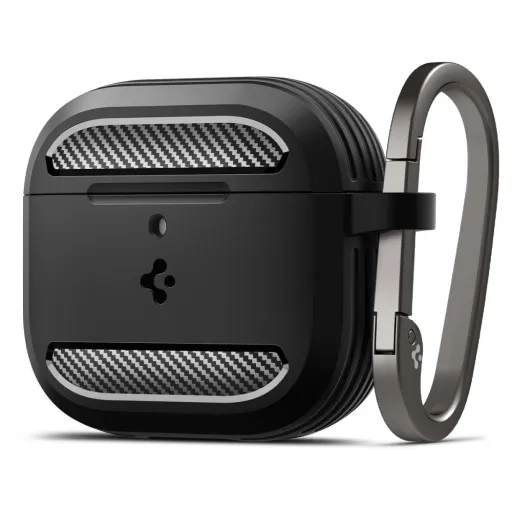 SPIGEN RUGGED ARMOR APPLE AIRPODS 4 FEKETE tok