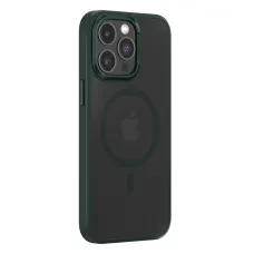 Comma Joy Elegant Mag tok iPhone 15-höz tengerészkék-zöld