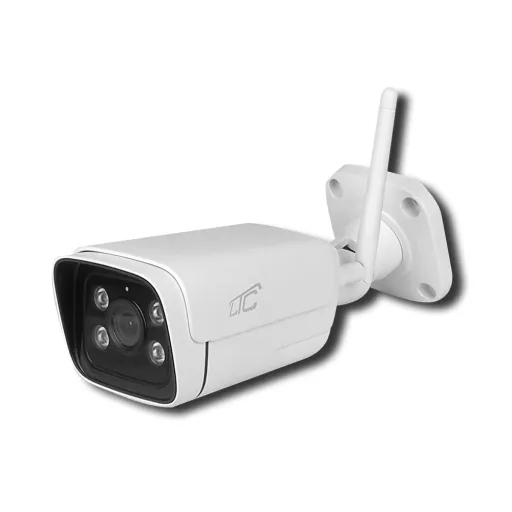 Kültéri IP kamera BULLET fehér IP66 PTZ WiFi&LAN 4Mpix 85LED 4IR 10W DC12V/1A LTC Vision