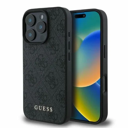 Guess 4G Classic iPhone 16 Pro tok - Fekete