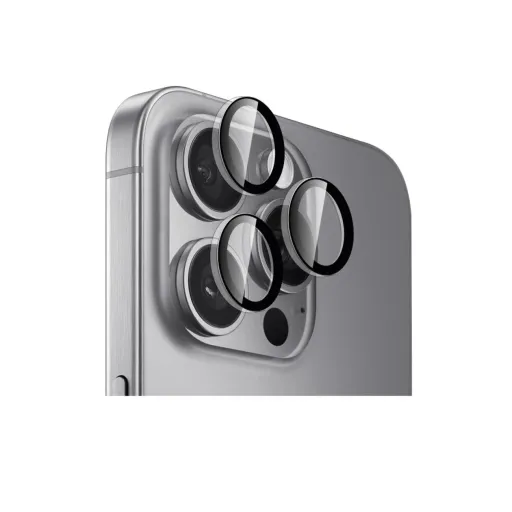 Puro Individual Camera Lens edzett üveg az iPhone 16 Pro / iPhone 16 Pro Max kamerájának lencséjéhez