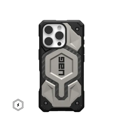 UAG Urban Armor Gear Monarch Pro tok iPhone 16 Pro titanium