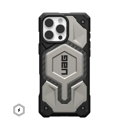 Case (UAG) Urban Armor Gear Monarch Pro tok IPHONE 16 Pro Max titanium