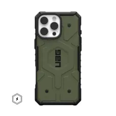 (UAG) Urban Armor Gear Pathfinder MagSafe kompatibilis tok iPhone 16 Pro Max-hoz olíva