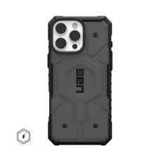 (UAG) Urban Armor Gear Pathfinder MagSafe kompatibilis tok iPhone 16 Pro Max-hoz, ezüst