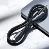 Choetech AUX006 USB-C / mini jack 3.5mm kábel 1 m - fekete - 3. kép