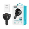 Choetech TC0024 autós töltő 160W 2x USB-C PD 3.1 1x USB-A - fekete - 1. kép