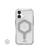 Case (UAG) Urban Armor Gear Plyo tok iPhone 16 ice thumbnail