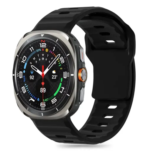 TECH-PROTECT SILICONE LINE SAMSUNG GALAXY WATCH ULTRA (47 MM) FEKETE szíj