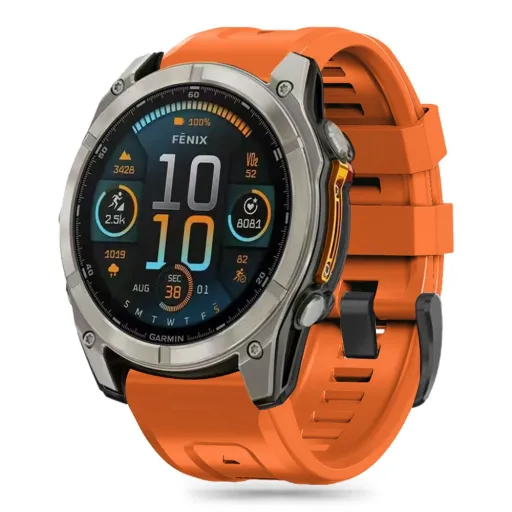 Tech-protect Silicone Garmin Fenix 5 / 6 / 6 Pro / 7 / 8 (47 Mm) / E Narancs