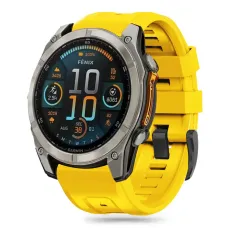 TECH-PROTECT SILICONE GARMIN FENIX 5 / 6 / 6 PRO / 7 / 8 (47 MM) / E SÁRGA