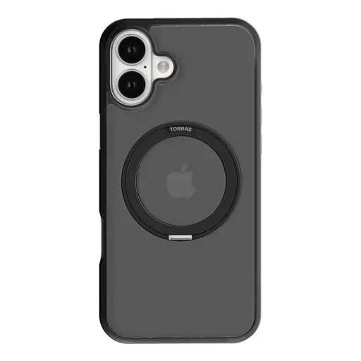 Torras Ostand Pro tok iPhone 16-hoz (Fekete)