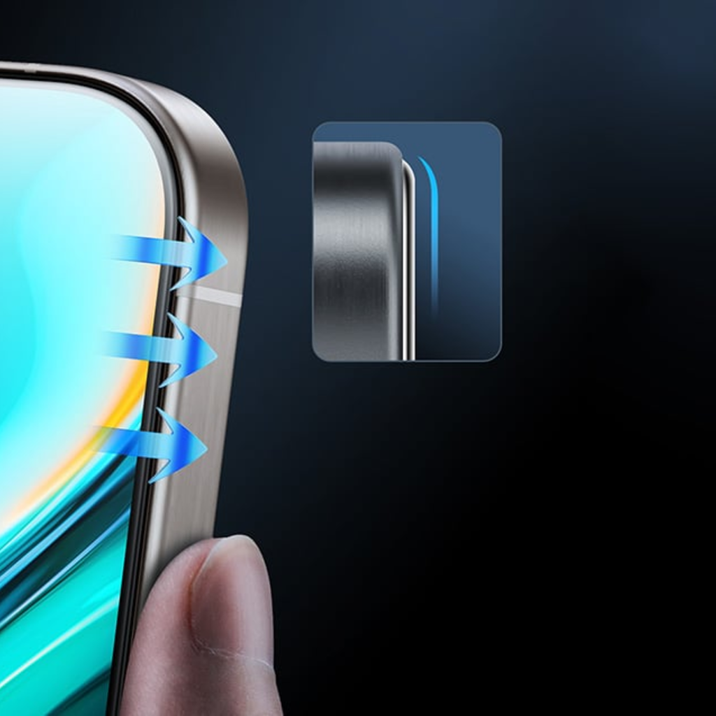 Privacy edzett üveg Install Master Privacy for iPhone 16 Plus üvegfólia - 9