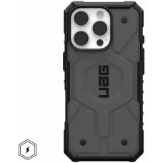 Urban Armor Gear Pathfinder tok kompatibilis MagSafe-fel IPHONE 16 Pro ezüst