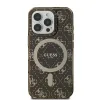 Original Case GUESS IML 4G Background Magsafe GUHMP16XH4DTEW iPhone 16 Pro Max tok barna - 1. kép