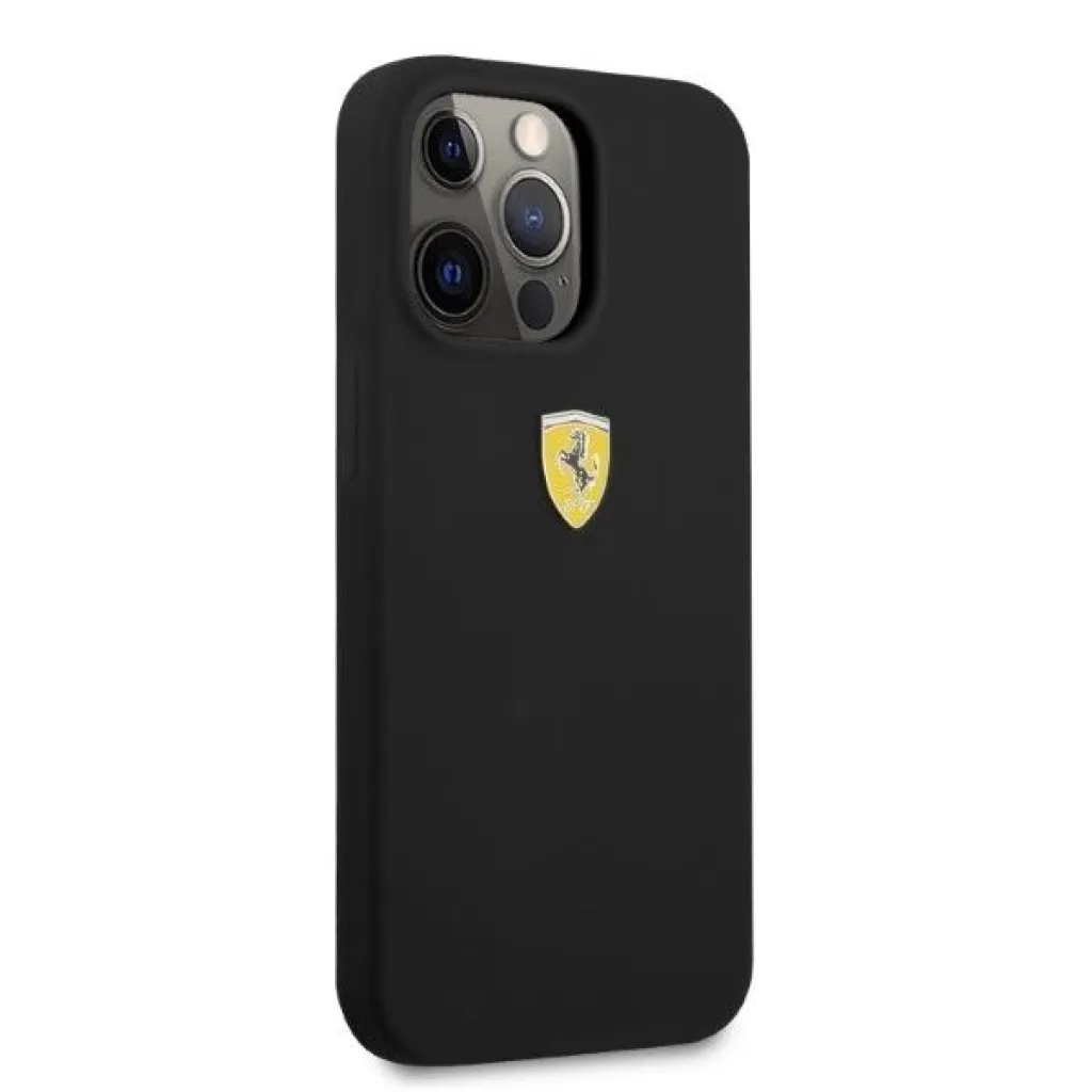 Ferrari FESSIHMP13XBK iPhone 13 Pro Max 6.7" fekete/fekete kemény tok szilikon MagSafe tok - 4