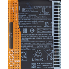 BN62 Xiaomi eredeti akkumulátor 6000mAh (szervíz csomag)