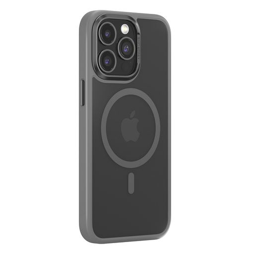 Comma Joy Elegant fliptok iPhone 15 Plus tok szürke Comma Joy Elegant fliptok iPhone 15 Plus tok szürke