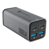 FORCELL F-ENERGY GaN III VT-51 asztali töltő 2 x Type C + 2 x USB A PD QC4.0 SFC2.0 5A 100W szürke - 1. kép