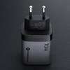 FORCELL F-ENERGY GaN III VT-37 nástenná cestovná nabíjačka s LCD displejom 2 x Type C + USB A PD QC4.0 SAM SFC2.0 3,45A 70W sivá - 4. kép