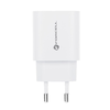 FORCELL F-ENERGY TFK-TC-30WPD utazó töltő Type C + USB A PD QC4.0 3A 30W fehér - 1. kép