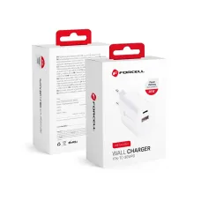 FORCELL F-ENERGY TFK-TC-30WPD utazó töltő Type C + USB A PD QC4.0 3A 30W fehér