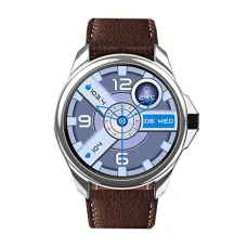 Smartwatch Blitzwolf BW-AT3 (barna bőrszíj)