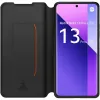 Xiaomi Redmi Note 13 Pro+ 5G fliptok nyakpánttal - fekete - 2. kép